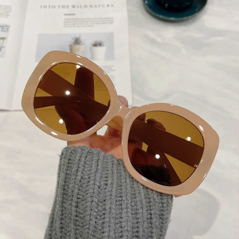 UV-proof Summer Black Glasses Retro
