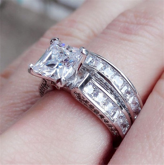 Love: Promise Wedding Engagement Ring Sets