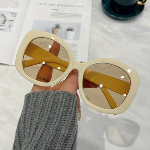UV-proof Summer Black Glasses Retro