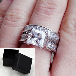 Love: Promise Wedding Engagement Ring Sets