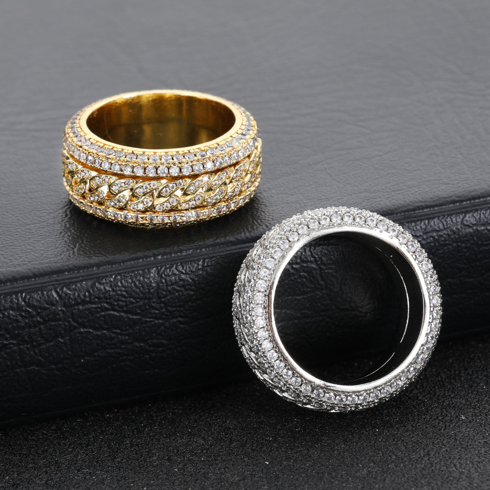 Hip Hop Zircon Ring