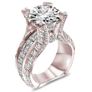 Rose Gold Zircon Engagement