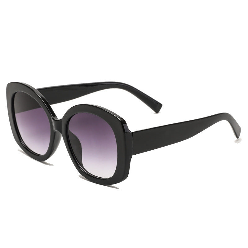 UV-proof Summer Black Glasses Retro