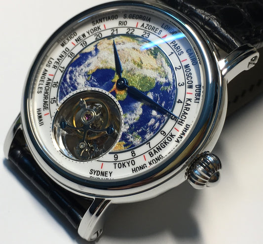 3D Globe Tourbillon Round