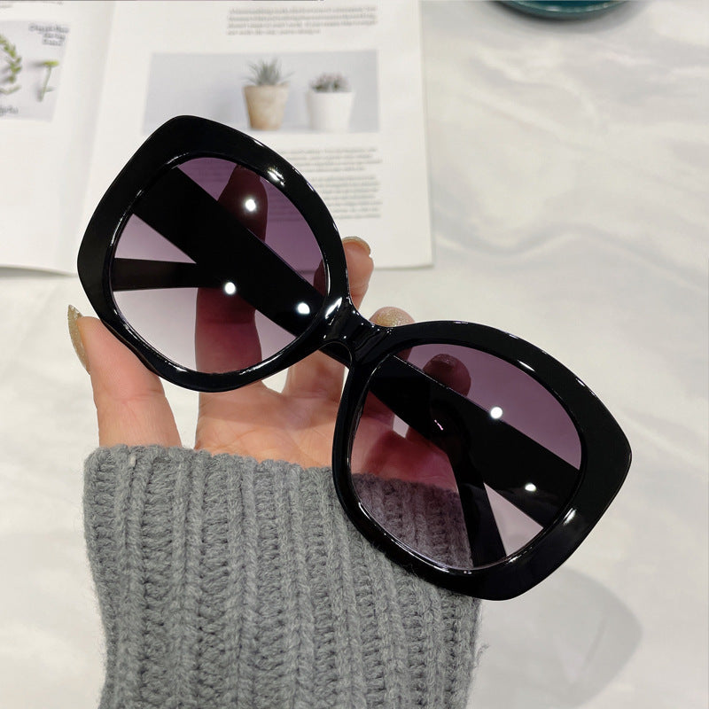 UV-proof Summer Black Glasses Retro
