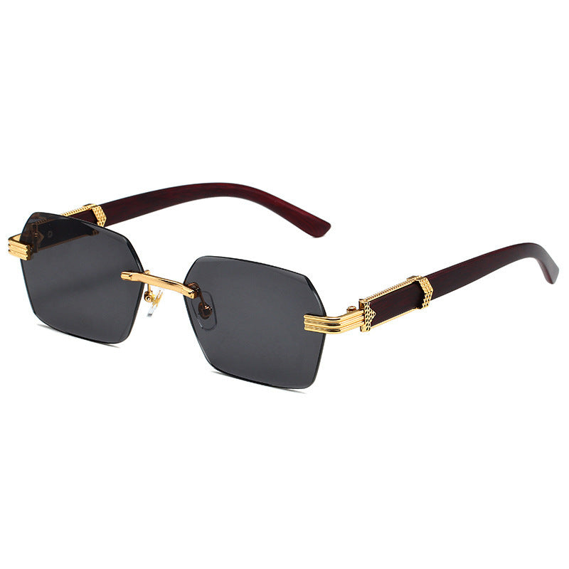 Square Rimless Trimming Glasses