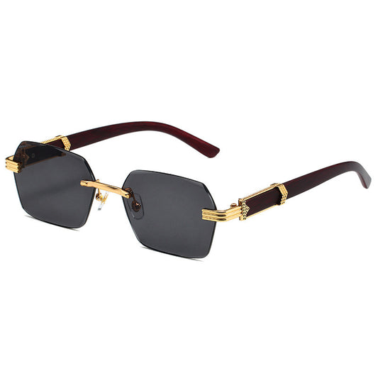 Square Rimless Trimming Glasses