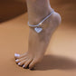 Love-shaped Anklet Personality