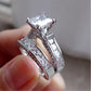 Love: Promise Wedding Engagement Ring Sets