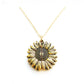 GLOW: Sunflower Double Lettering Necklace