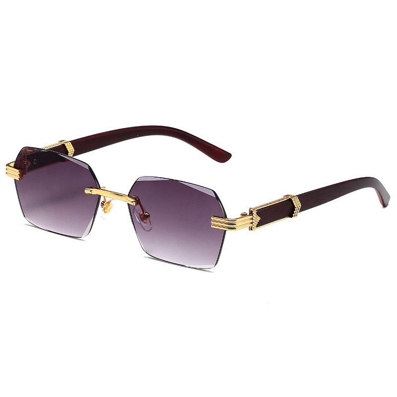 Square Rimless Trimming Glasses