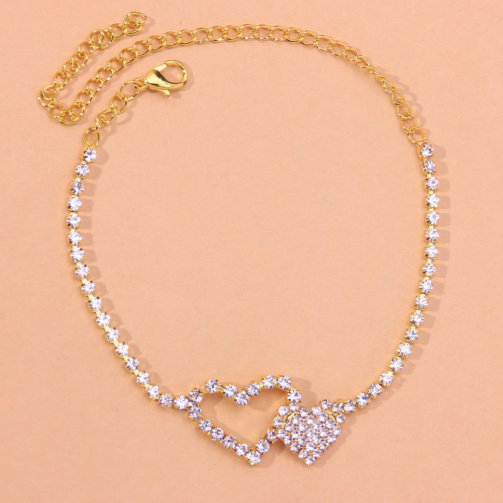 Love-shaped Anklet Personality