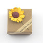 GLOW: Sunflower Double Lettering Necklace