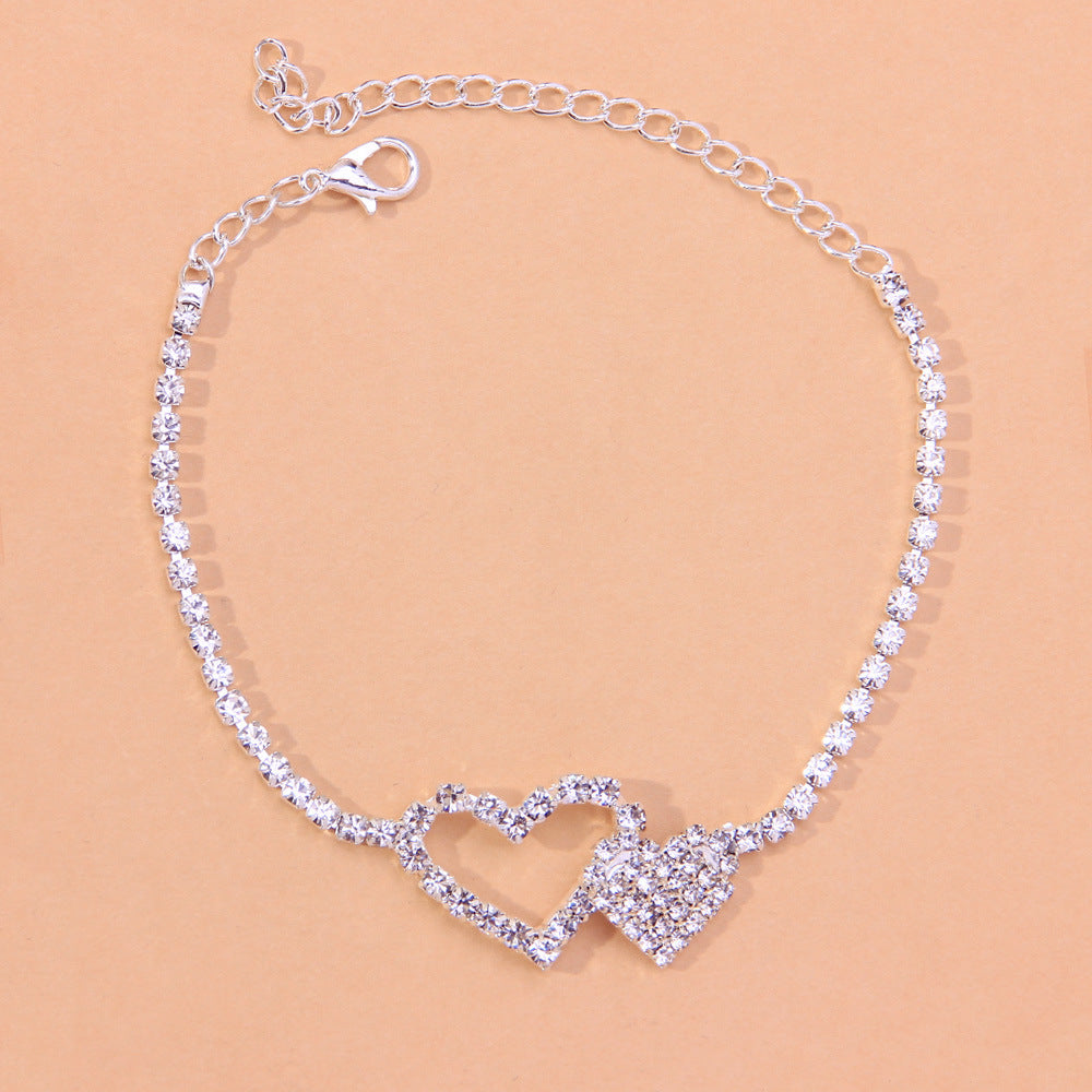 Love-shaped Anklet Personality