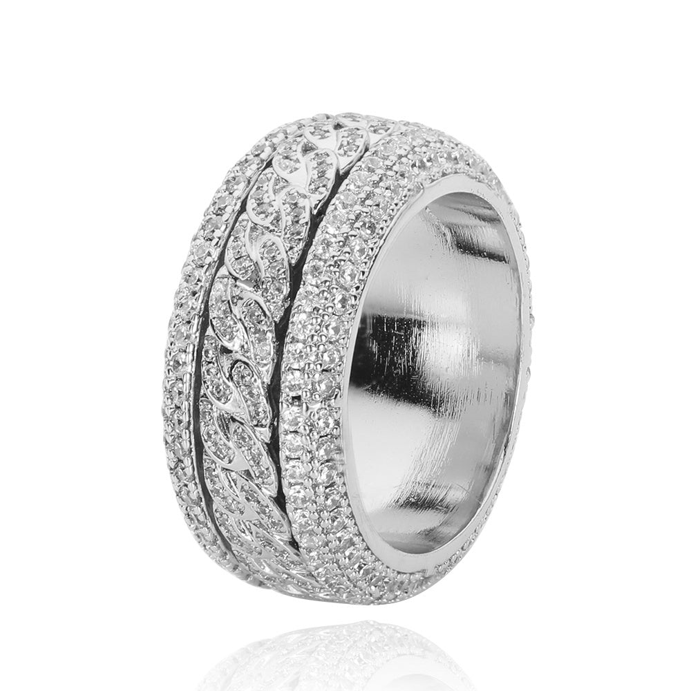Hip Hop Zircon Ring