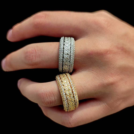 Hip Hop Zircon Ring