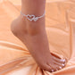 Love-shaped Anklet Personality