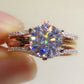 Classic: Six-claw Cubic Zirconia Ring
