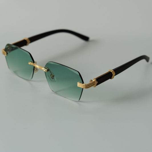 Square Rimless Trimming Glasses