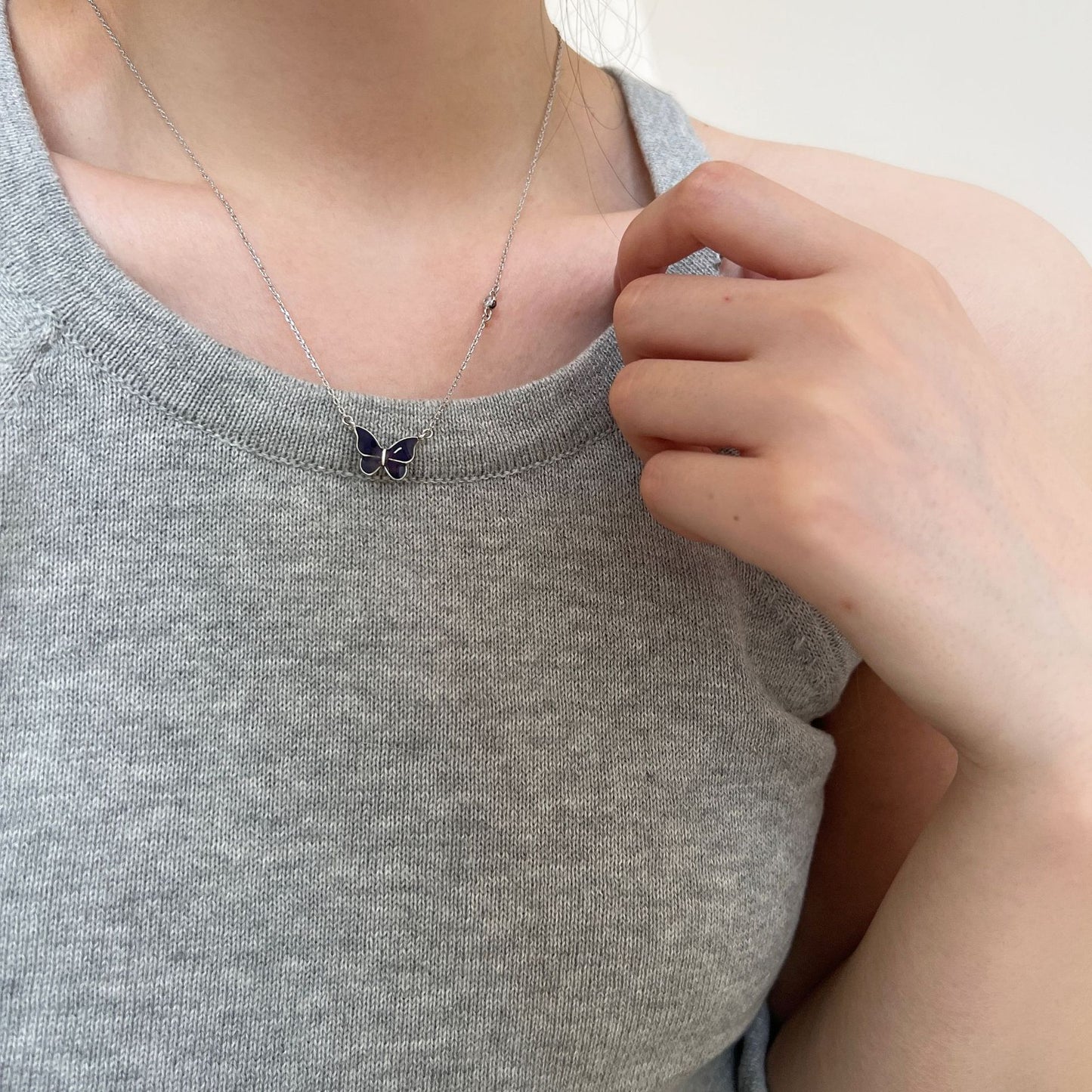 S925 Sliver  Butterfly