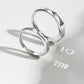 Pattern: S925 Sterling Silver Rings Show Surprise Love Pattern