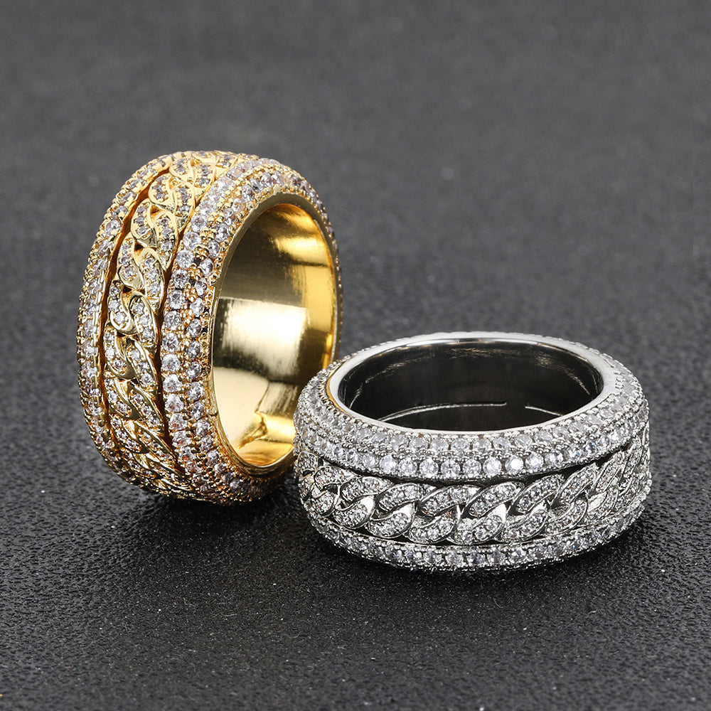 Hip Hop Zircon Ring