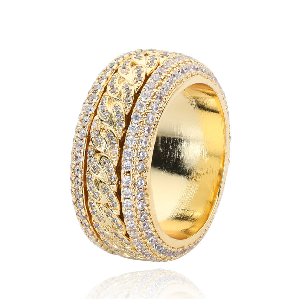 Hip Hop Zircon Ring