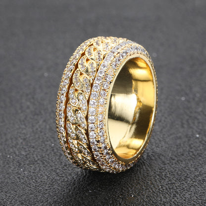 Hip Hop Zircon Ring